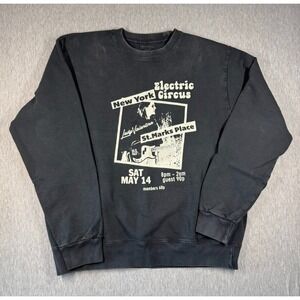 Brandy Melville John Galt Erica Electric Circus NYC Crewneck Sweatshirt Faded